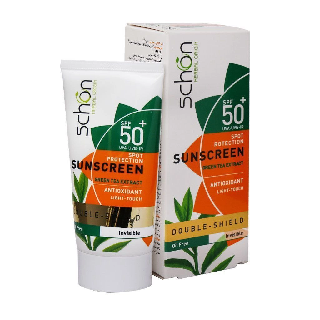 کرم ضد آفتاب دابل شیلد فاقد چربی SPF50+ شون