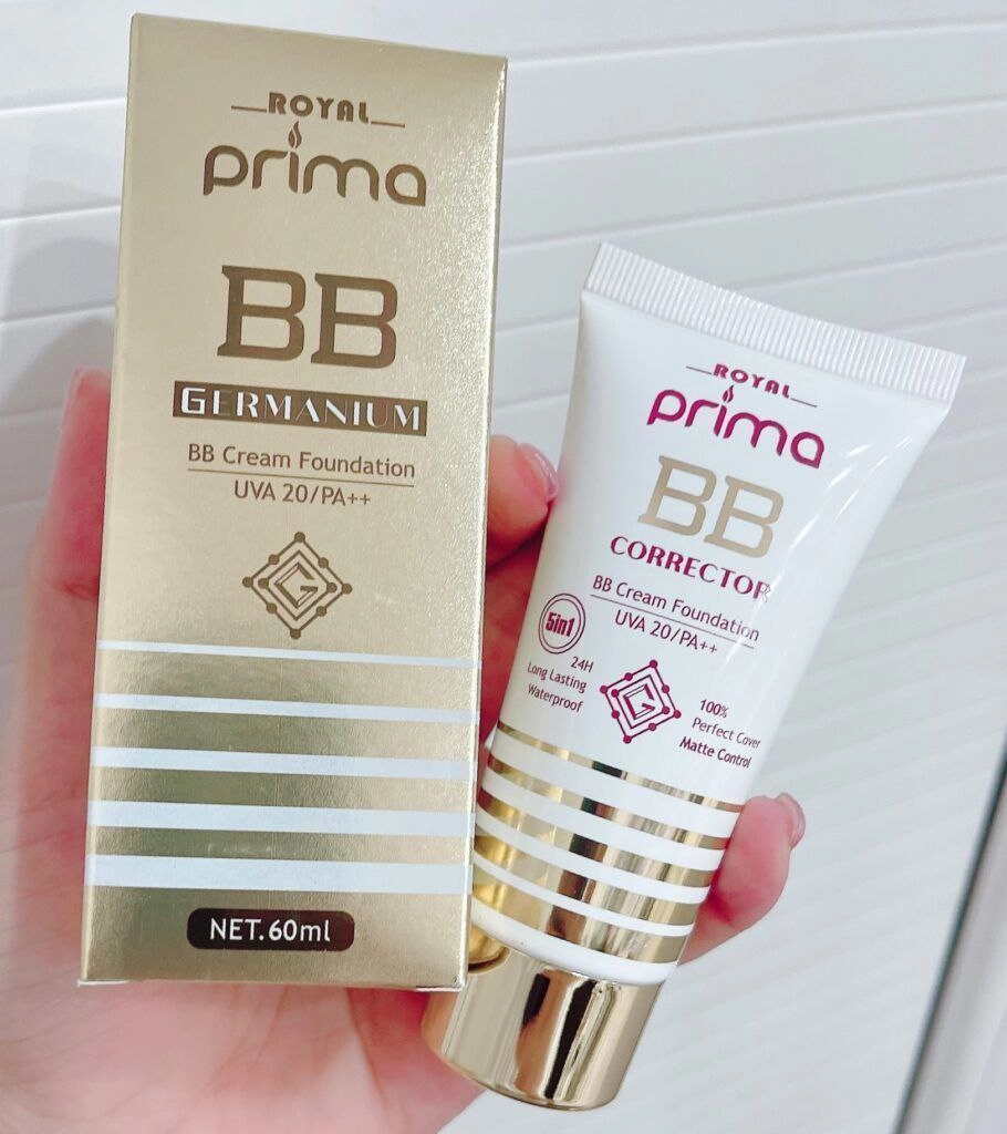 بی بی کرم رویال پریما BB Cream  جدیدترین و بروزترین کرم 5 کاره سفارشی از برند اورجینال Royal prima شماره ۰۲