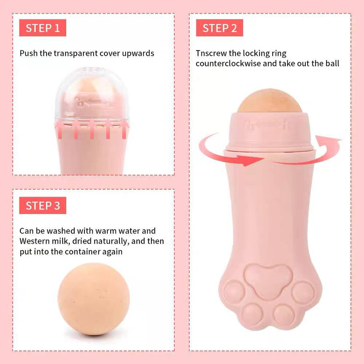 رولر جادویی سنگ آتشفشان چربی گیر صورت