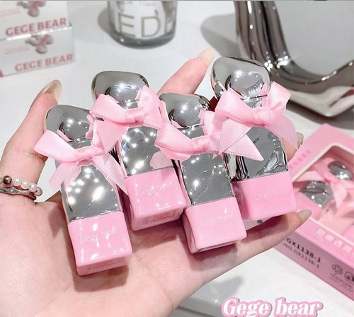 لیپ گلاس طرح کره ای پاپیونی برند اورجینال Gege bear