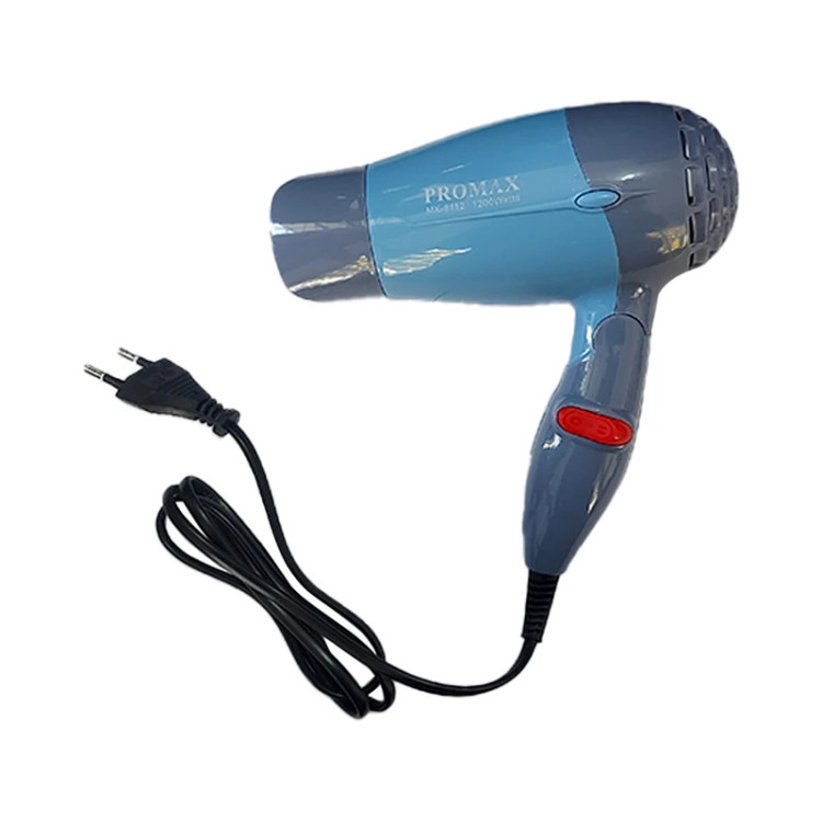 سشوار مسافرتی تاشو پرومکس 1200 وات مدل MX-8112