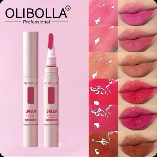بالم لب براش دار ژله ای Olibolla
