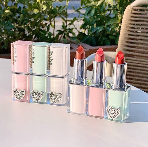 رژلب قلبی کریستالی لوکس gege bear