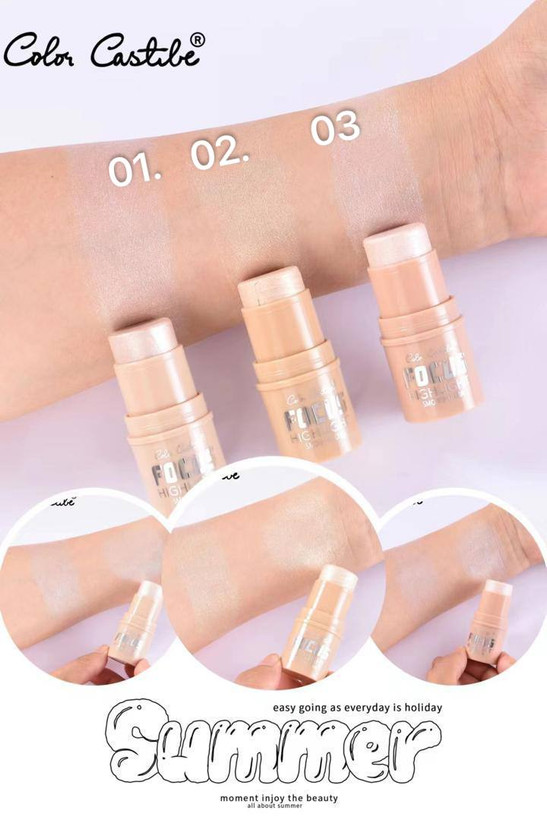 هایلایتر شاین دار استیکی کالرکاستل