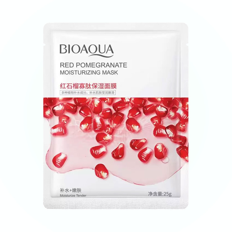 ماسک ورقه ای انار بیوآکوا BIOAQUA ماسک صورت