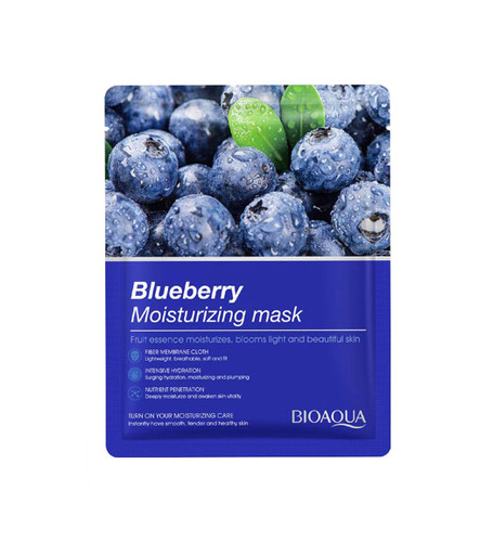 ماسک ورقه ای بلوبری بیواکوا BIOAQUA