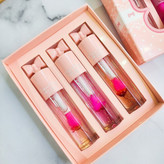 برق لب فانتزی پاپیونی گلدار حرارتی