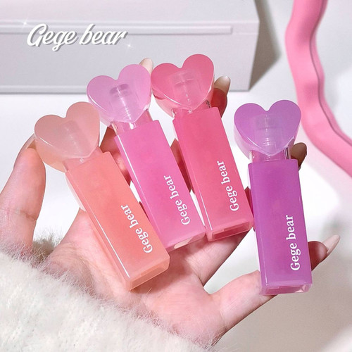 لیپ گلاس پاستیلی قلبی پینترستی از برند gege bear