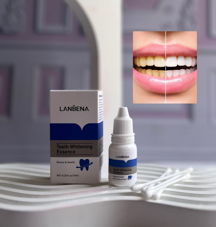 محلول سفید و درخشان کننده دندان لانبنا