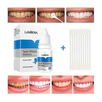 محلول سفید و درخشان کننده دندان لانبنا