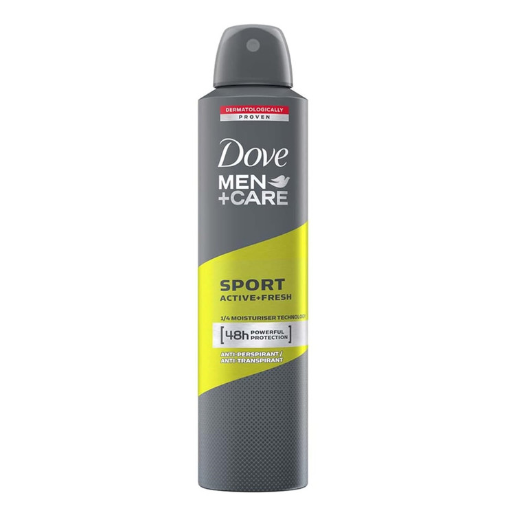 اسپری بدن مردانه داو مدل Care Sport Active Fresh حجم ۲۵۰ میلی لیتر