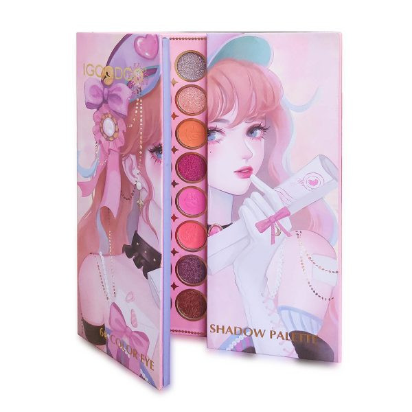 پالت سایه چشم و آرایش صورت طرح دختر کره ای IGOODCO