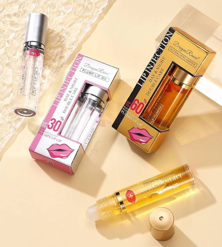 روغن لب حجمدهنده Dragon Ranee مدل Lip Injection طلایی
