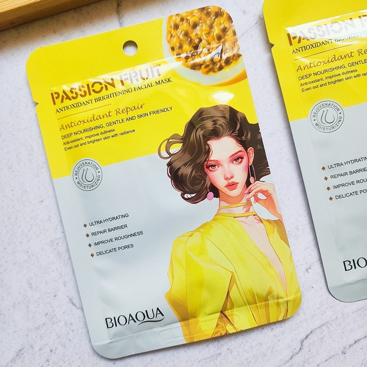 ماسک ورقه ای میوه ای عصاره پشن فروت