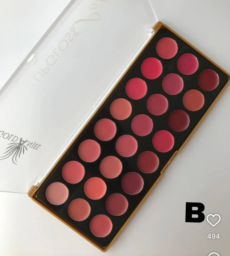 پالت رژلب ۲۴ رنگ گلد آنجل رنگ B