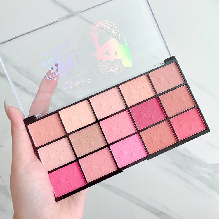 پالت رژگونه ۱۵ رنگ SEXY MATTE