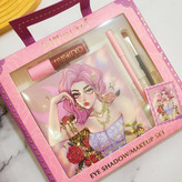 ست آرایشی 4 تکه کوین کوکو (سایه چشم رژلب مداد لب براش) kevin&coco