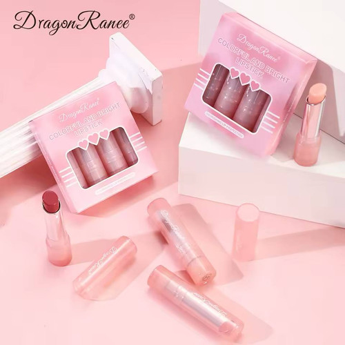 پک بالم لب و رژ ۴ عددی dragon ranee