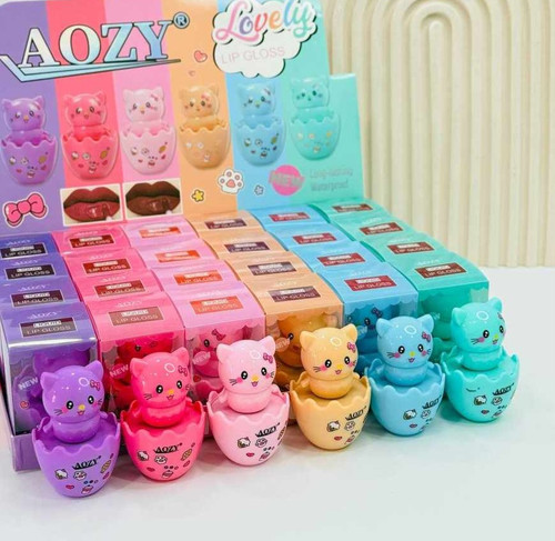 رژ لب جامد و مایع دوطرفه گربه AOZY