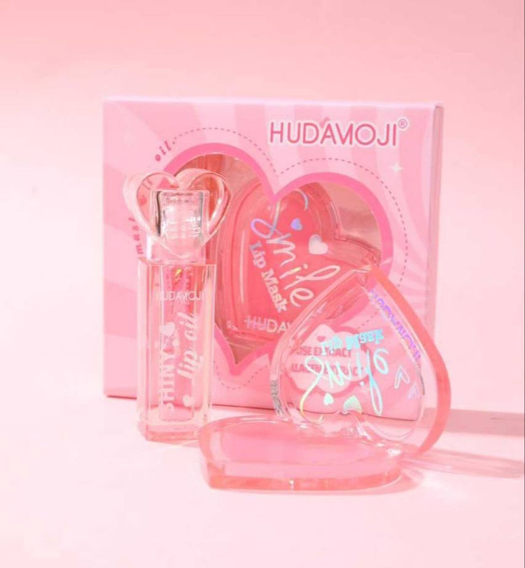 ماسک لب و روغن براق کننده لب Huda Moji