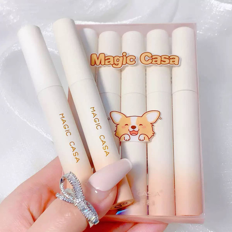 پک رژ لب مخملی Magic Casa طرح سگ بامزه