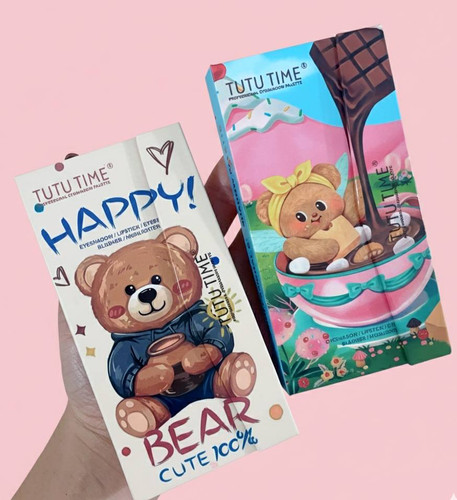 پالت آرایشی فانتزی چندکاره TUTU TIME مدل خرسی