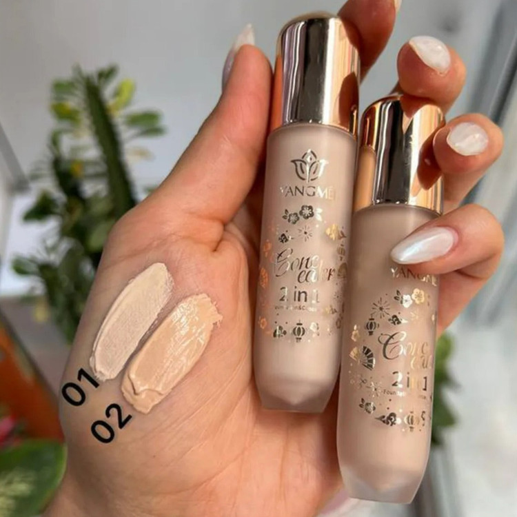 کانسیلر 2 کاره یانگمی اصل کرم پودر و کانسیلر YANGMEI