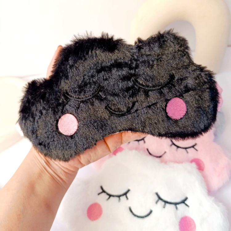 چشم بند فانتزی پشمالو طرح ابر