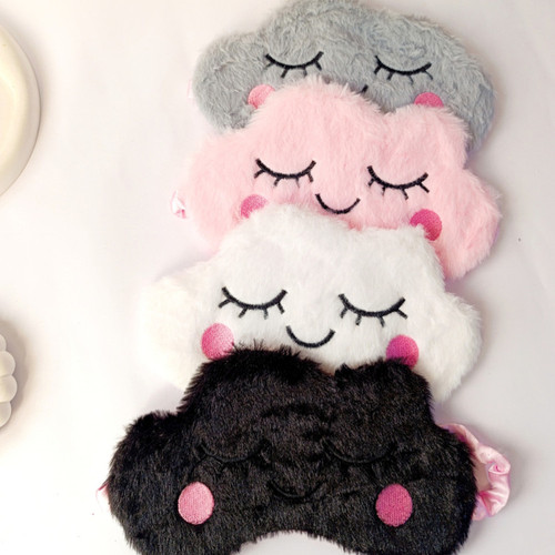 چشم بند فانتزی پشمالو طرح ابر