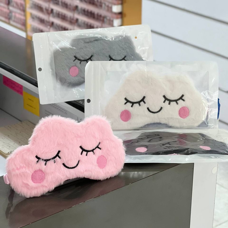 چشم بند فانتزی پشمالو طرح ابر