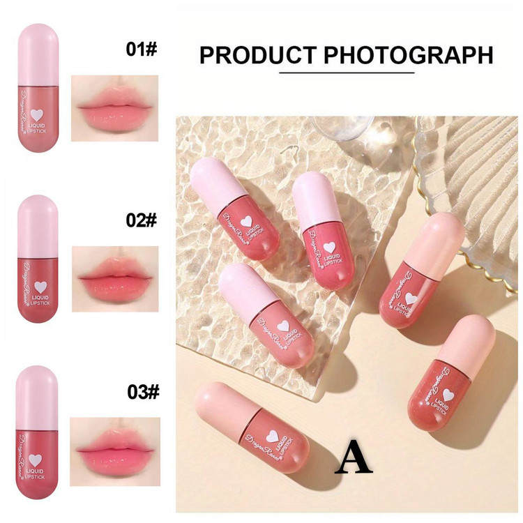 پک رژ مایع ۳ عددی براق دراگون