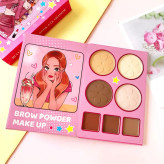 پالت آرایشی فانتزی کتابی باربی BELZGMEE