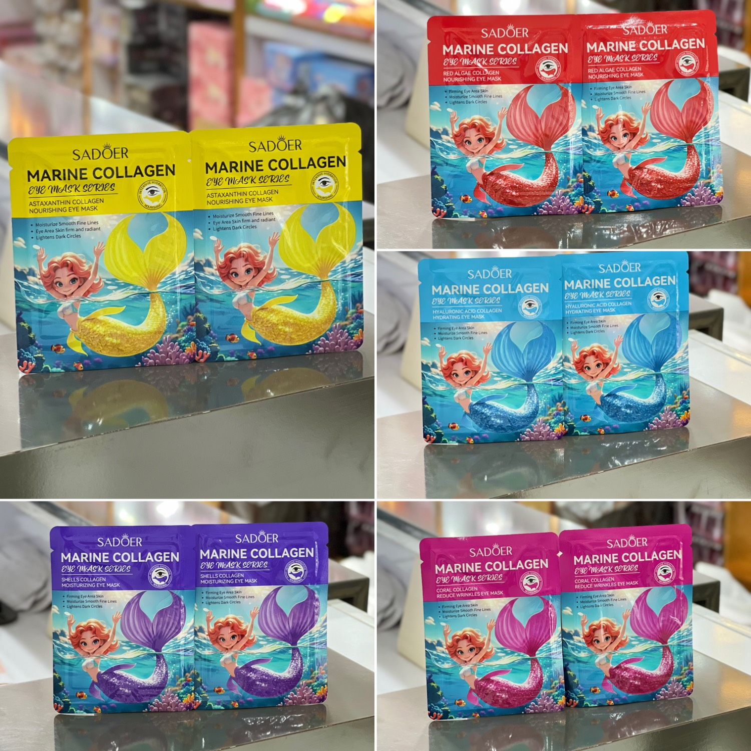 پچ زیر چشم پری دریایی سادور sadoer