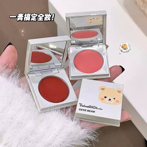 رژگونه و تینت لب مخملی gege bear
