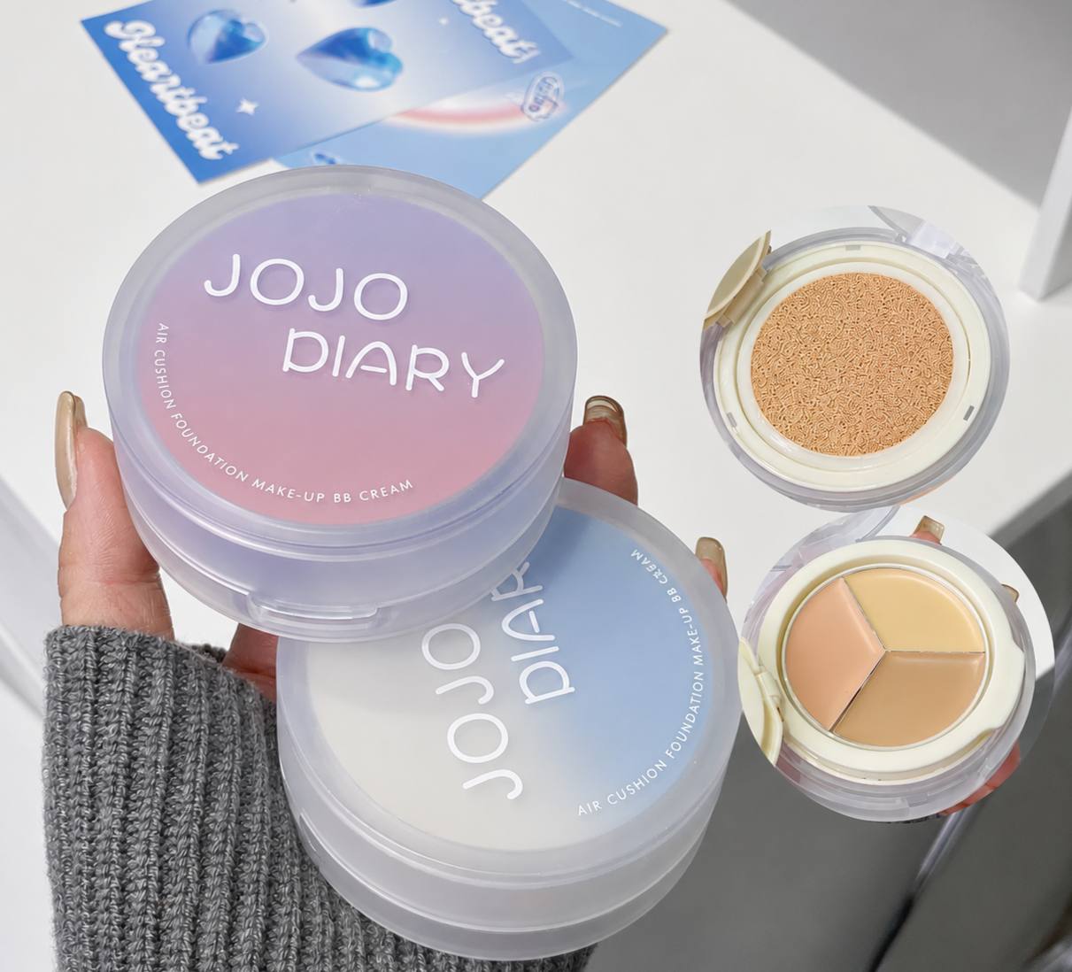 کوشن و کانسیلر دو طبقه جوجو دایری jojo diary