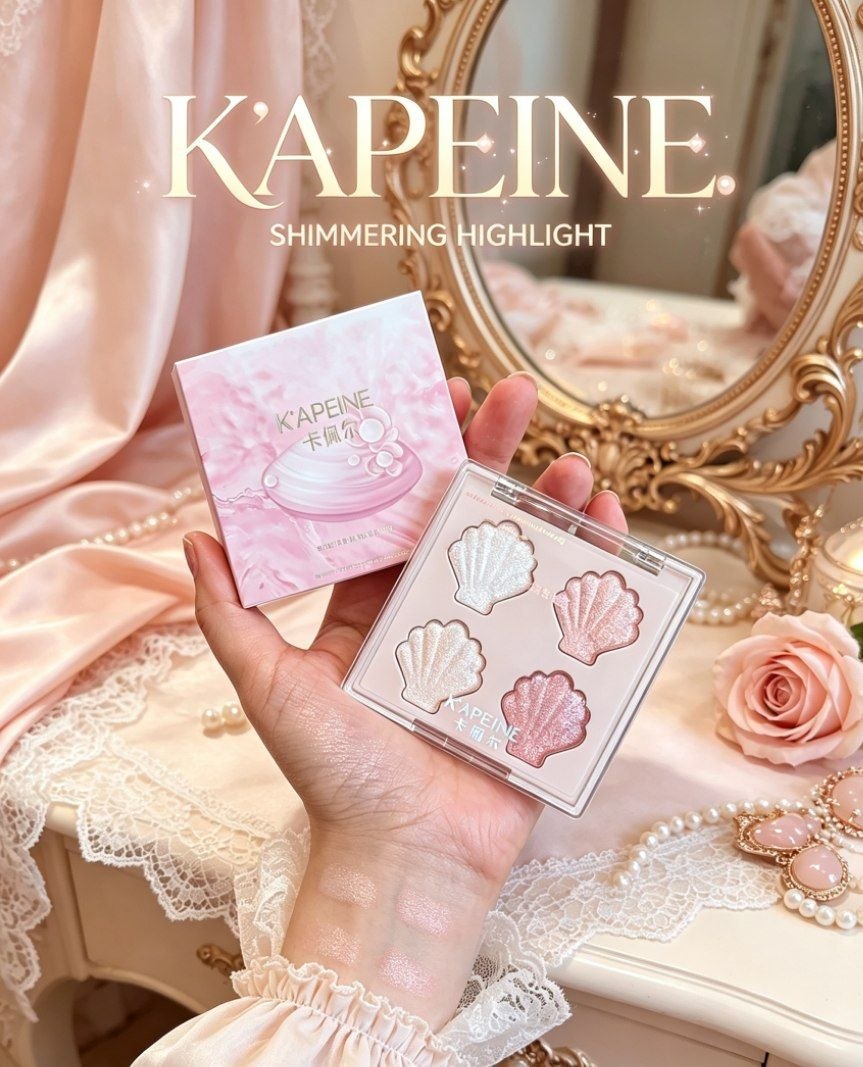 پالت هایلایتر صدفی KAPEINE